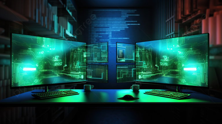 pngtree-dual-computer-screens-in-a-cybersecurity-environment-3d-rendered-picture-image_4842080-2